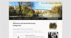Desktop Screenshot of greenvillecountycollegefair.com