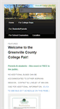 Mobile Screenshot of greenvillecountycollegefair.com